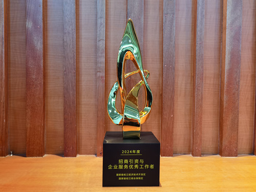 蒋丽丽获经开区“2024年度招商引资与企业服务优秀工作者”称号